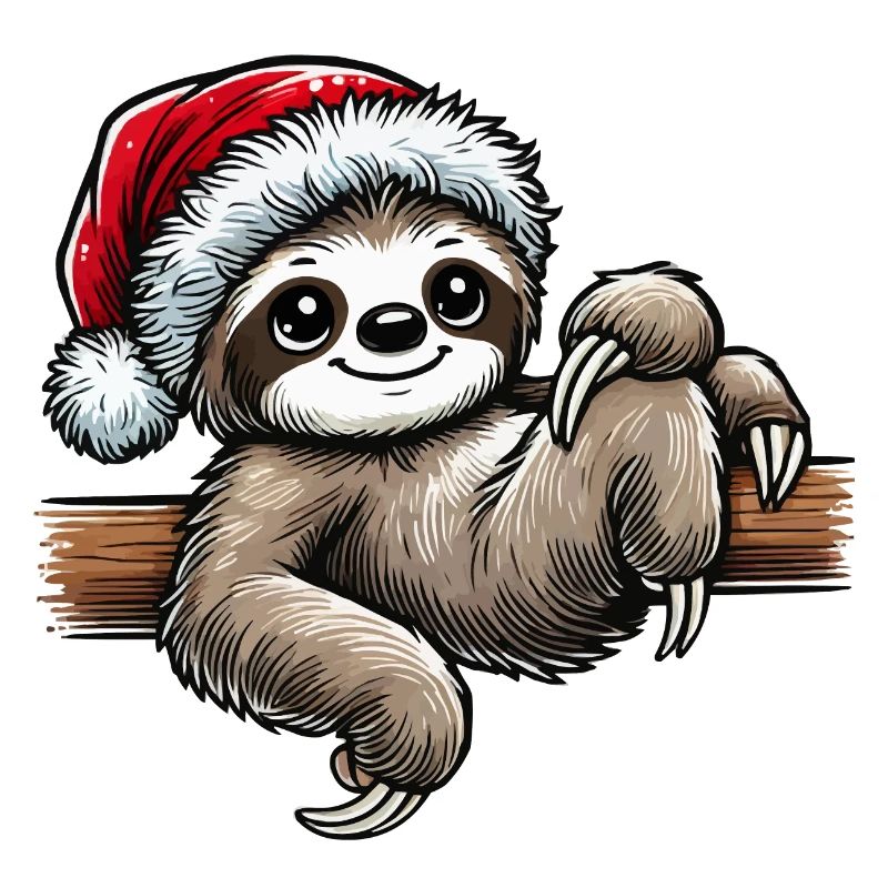 Faultier Weihnachten