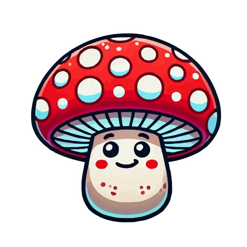 dessin animé de champignons