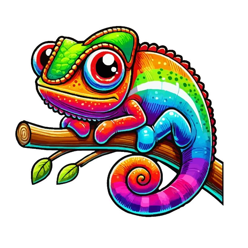 Bande dessinée caméléon