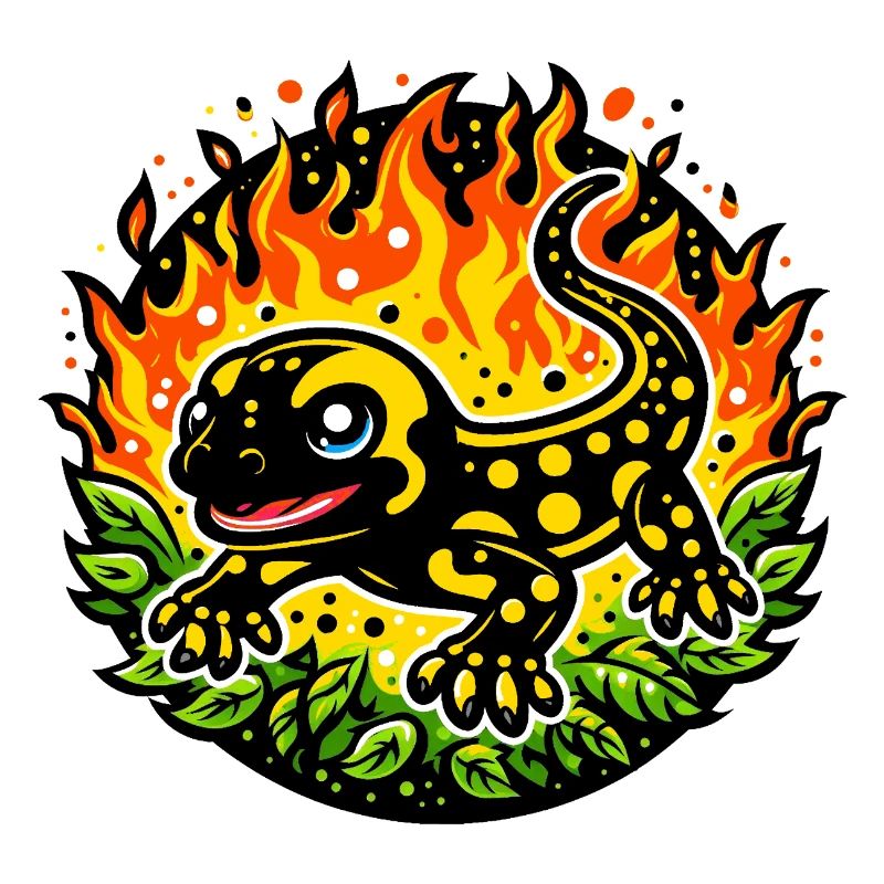 Fire salamander