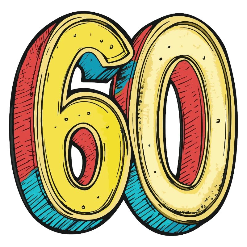 60 Number Symbol