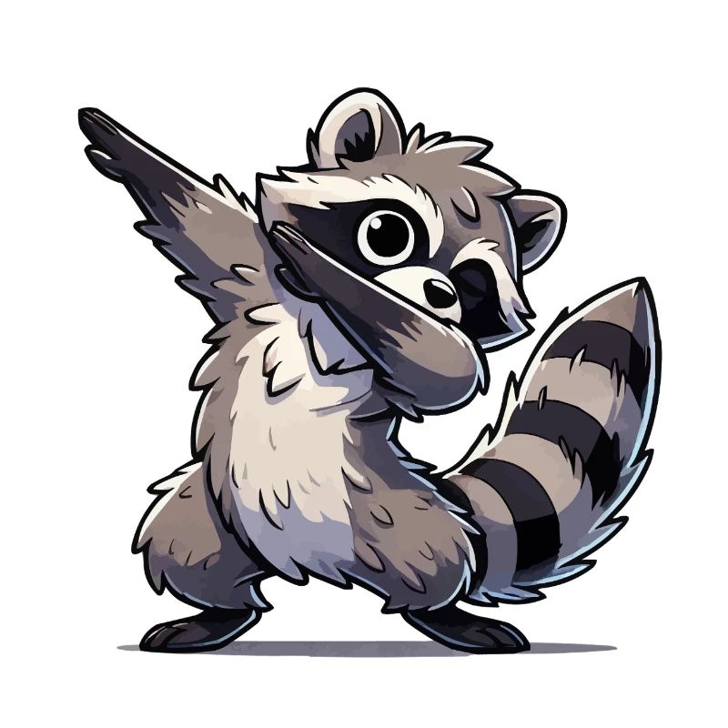 Dabbing de raton laveur