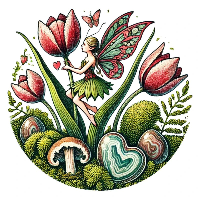 Frühling Tulpen Fee
