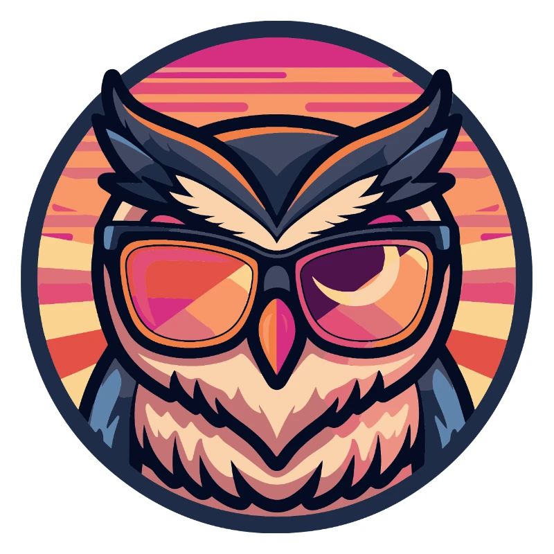 Owl Comic Cool Summer