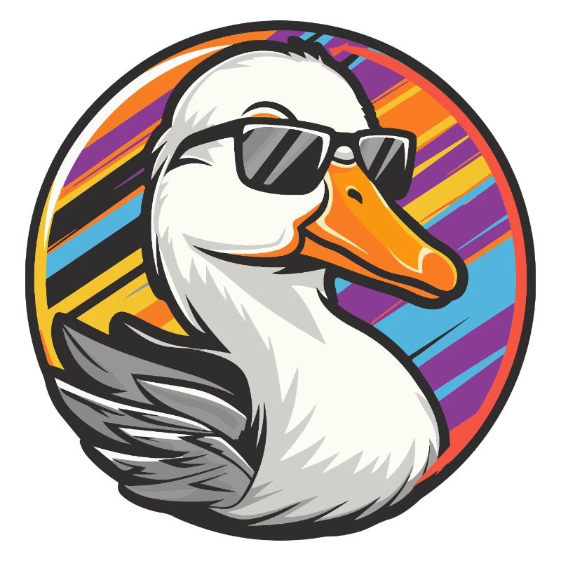 Gans Comic Cool Sommer