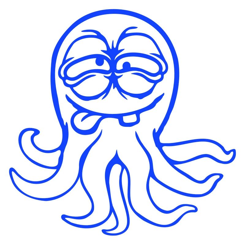 Octopus Octopus Octopus Squid Cephalopod Funny Silly