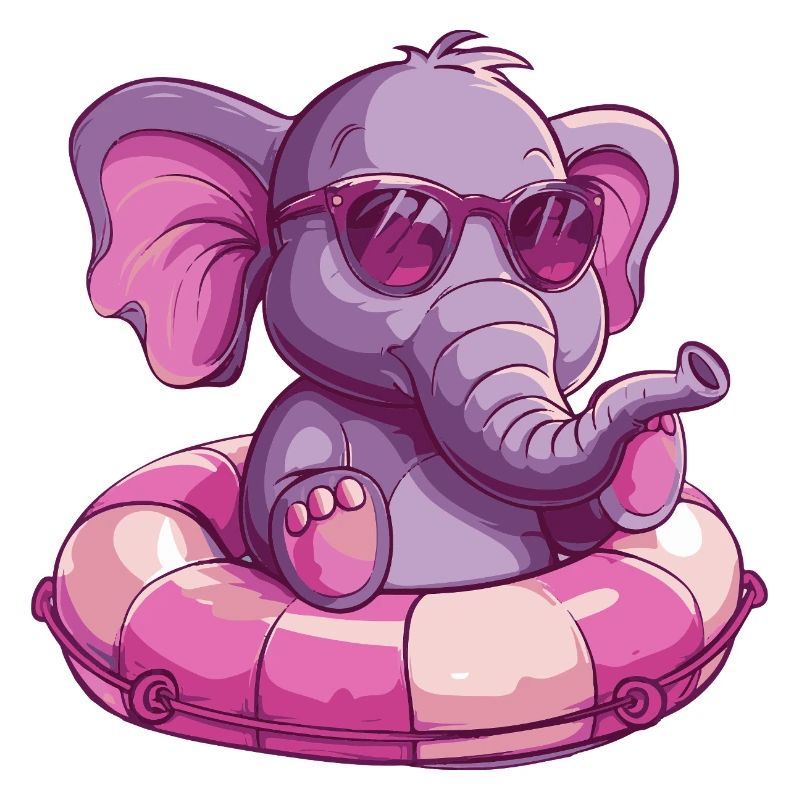Elefant Comic Cool