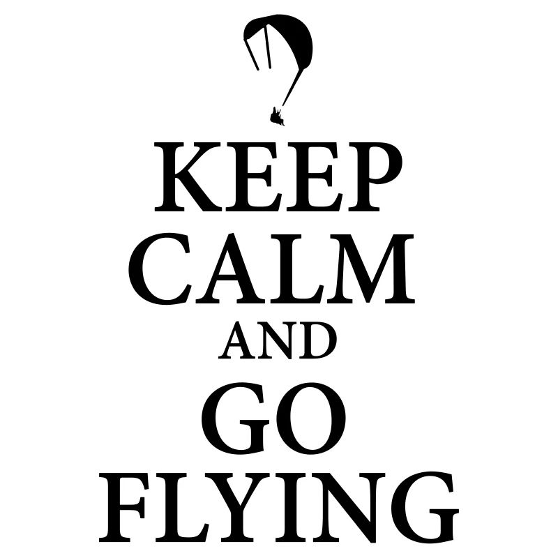 Keep calm go flying