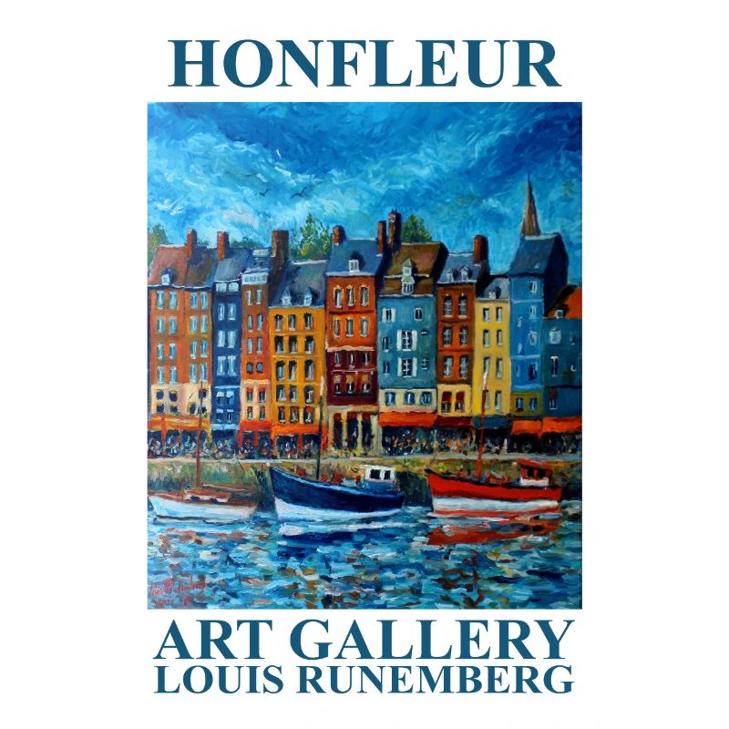 POSTER HONFLEUR ART GALLERY Louis RUNEMBERG ©