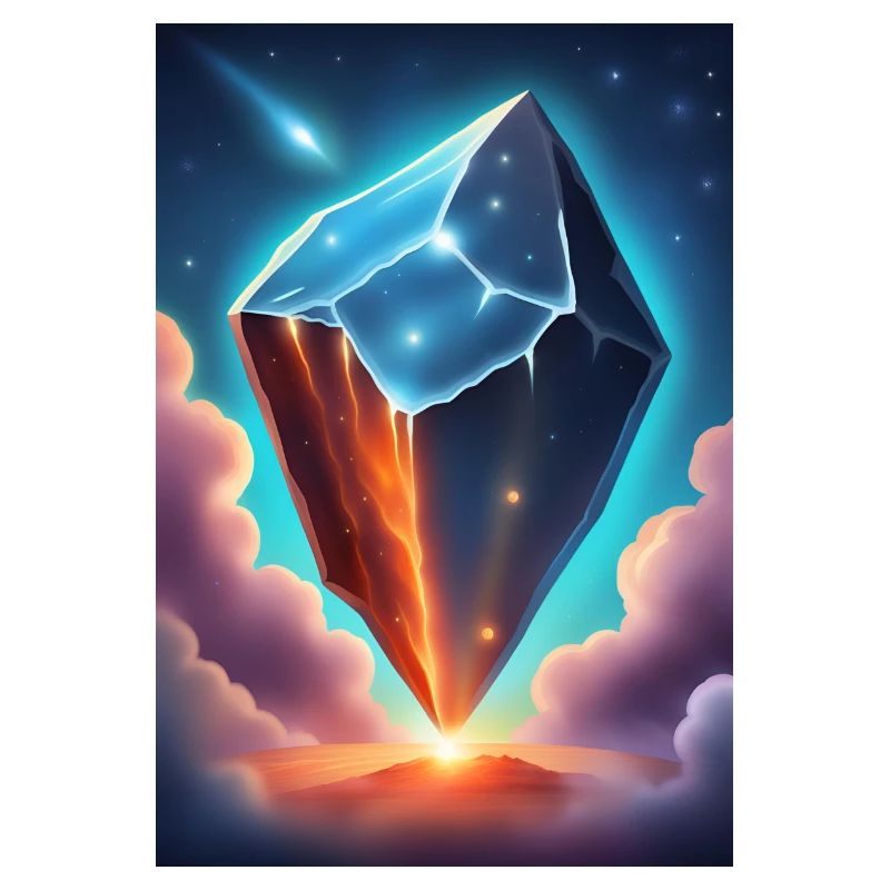 Eisiger Meteor