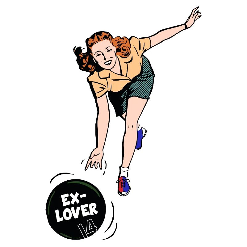 Ex-Lover Bowling – Retro Comic Style