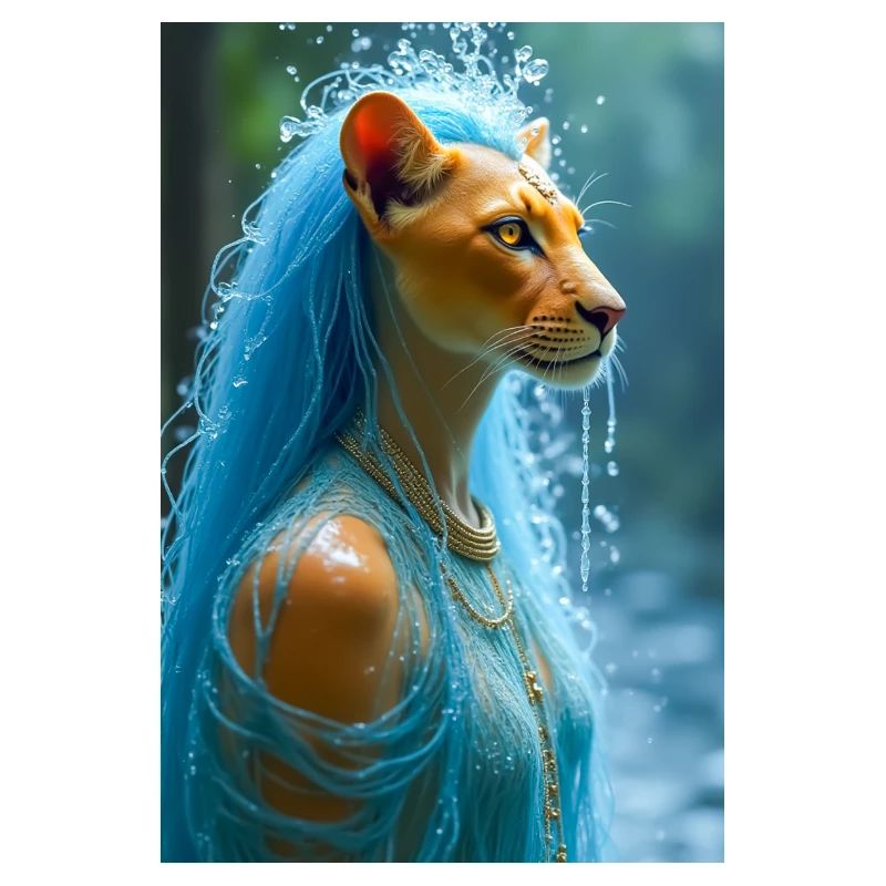 Tefnut, löwenköpfige Göttin