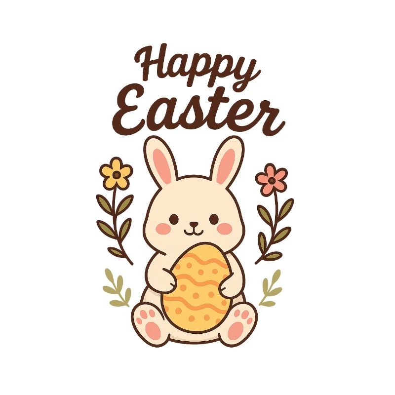 Bunny with an Easter Egg