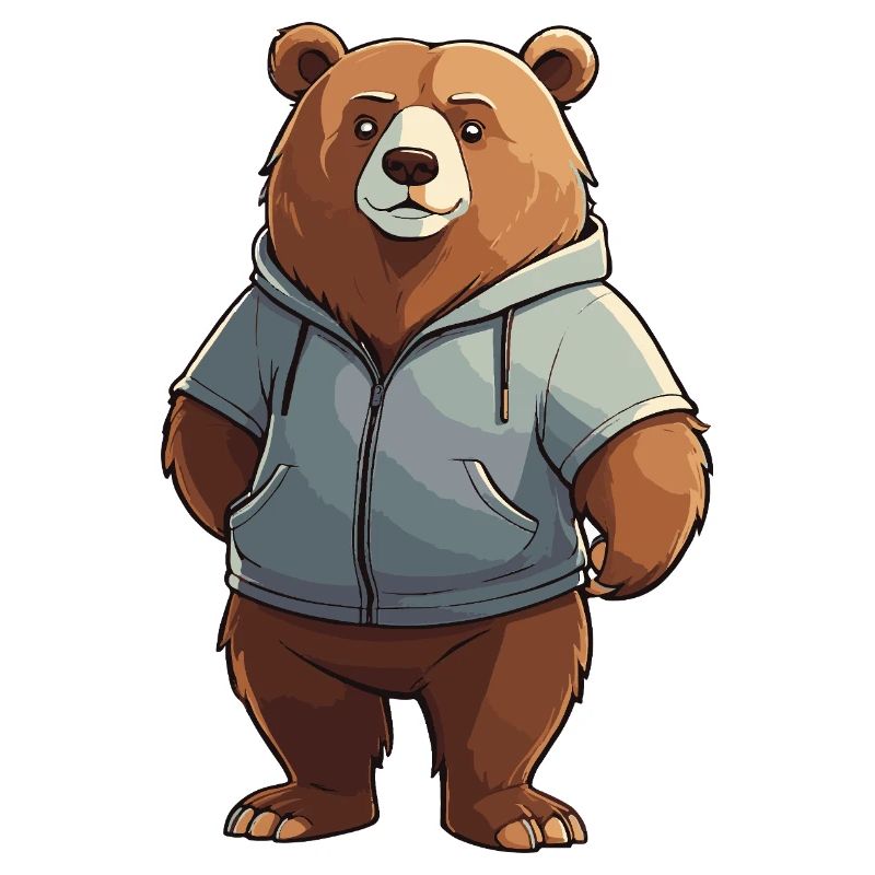 Bande dessinée ours - Conception animale