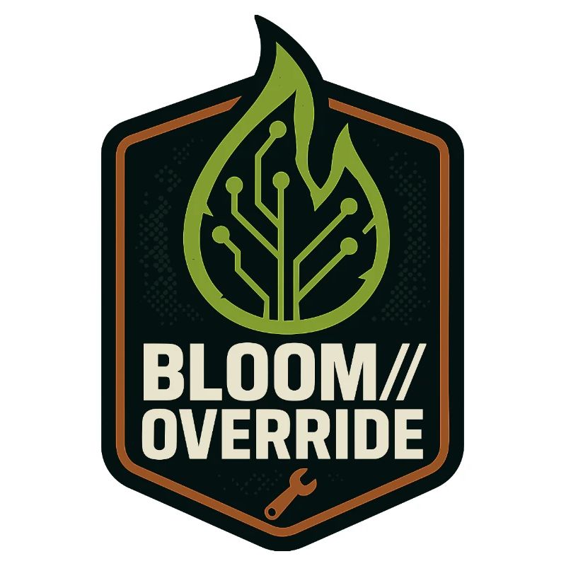 Bloom // Override – Solarpunk Emblem