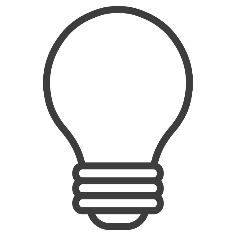Light Bulb Line Icon