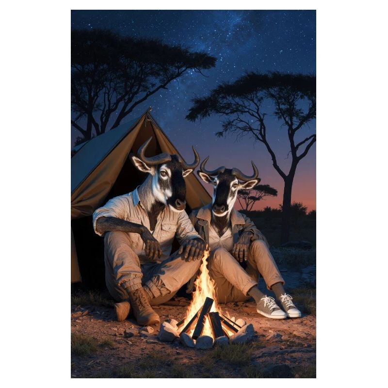 Gnus Humanoides Paar