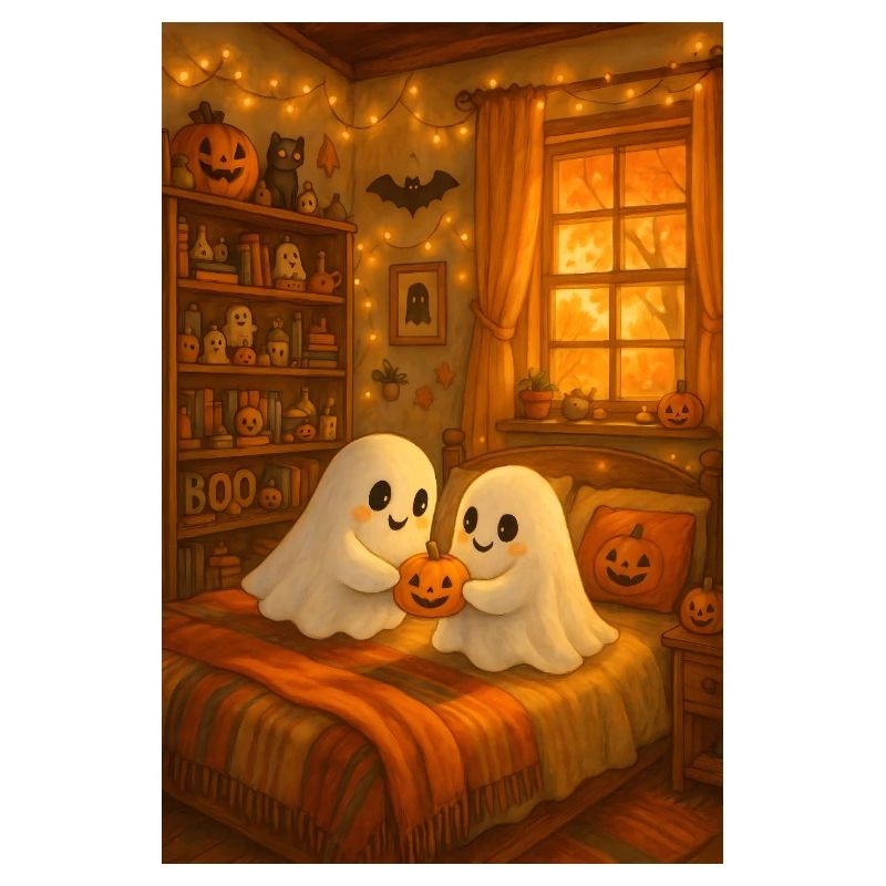 Fantômes mignons d'Halloween