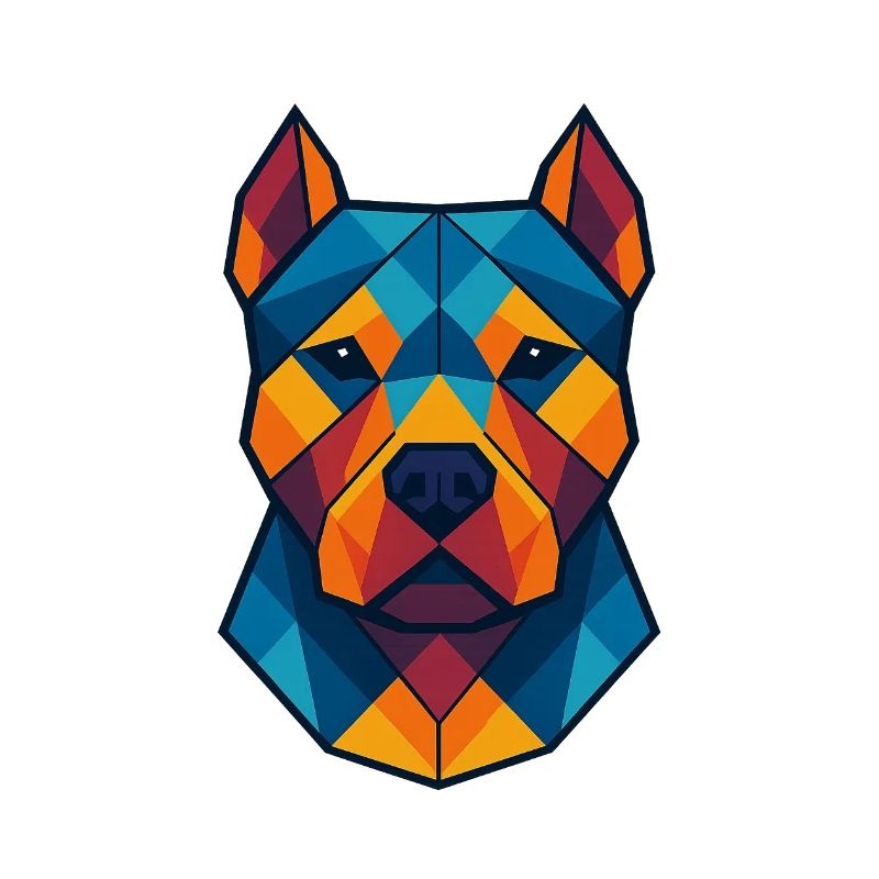 Chien | Tête de chien Impression / Impression / Design