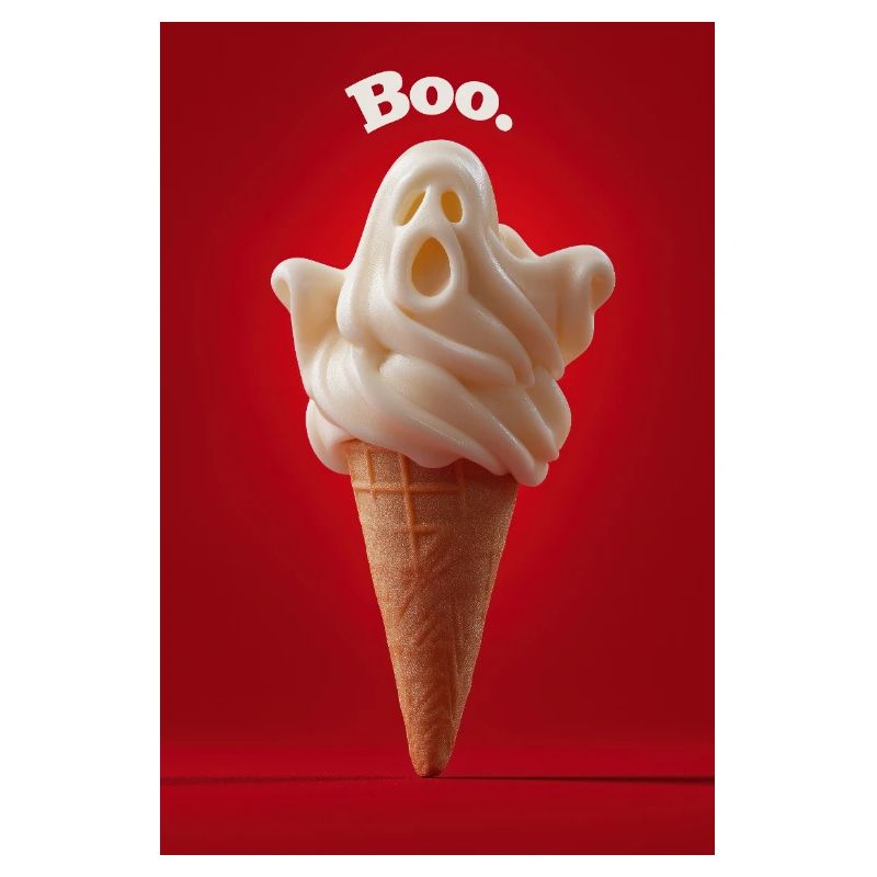 Boo Ghost Cornet de crème glacée
