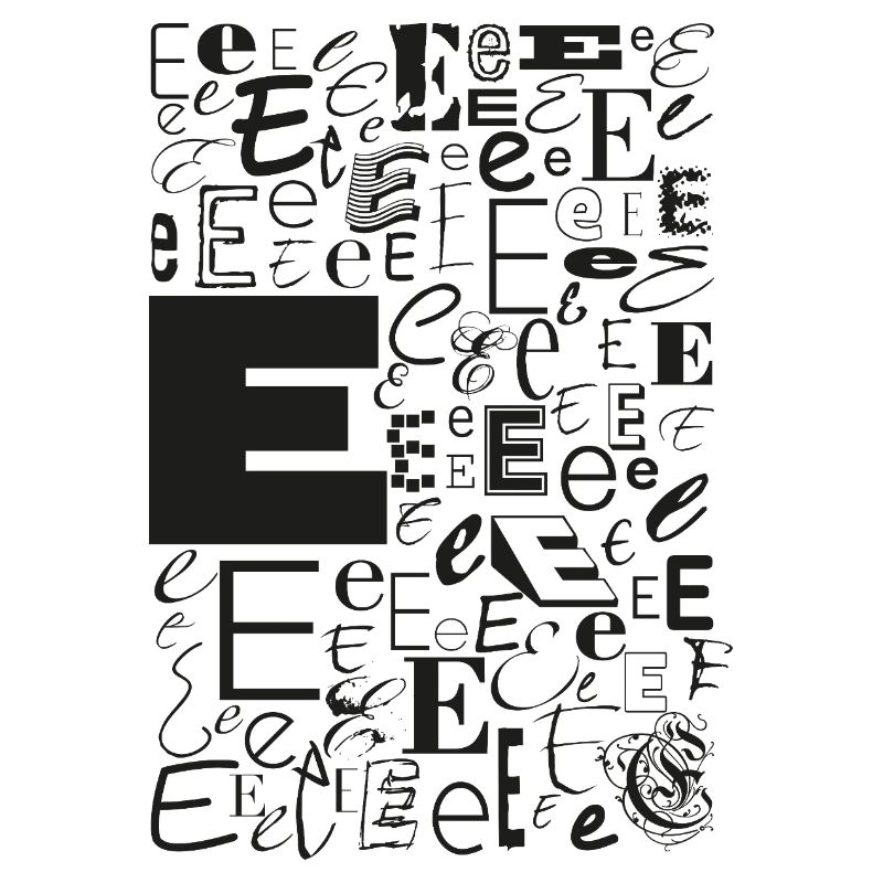 Typo E – Letter Design for Font Lovers