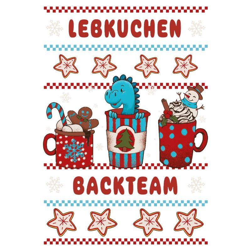 Christmas Bakery "Gingerbread Baking Team" Dino