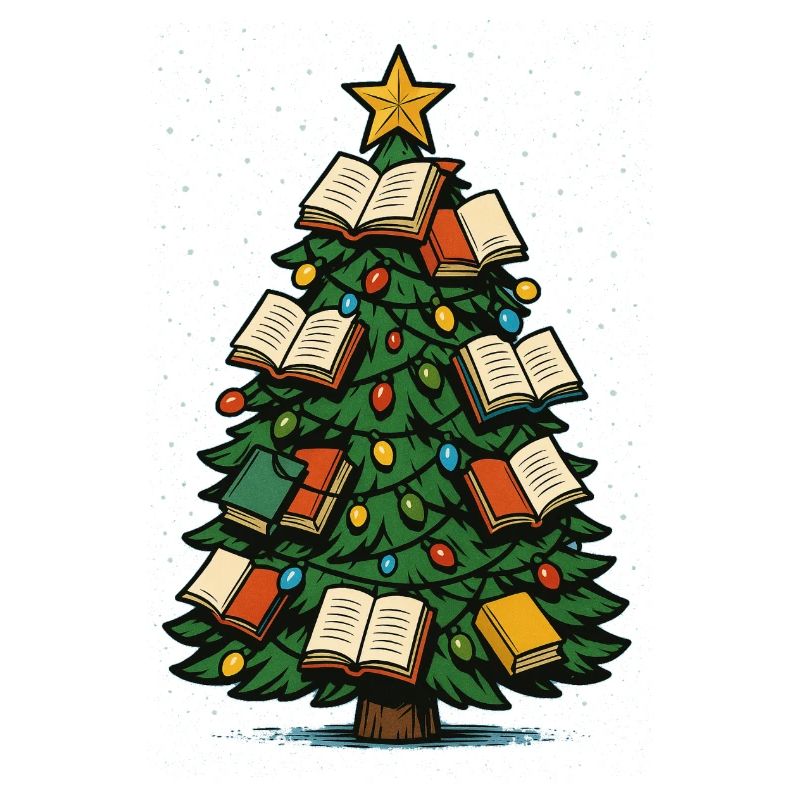 Book Tree Christmas Decoration Christmas Tree