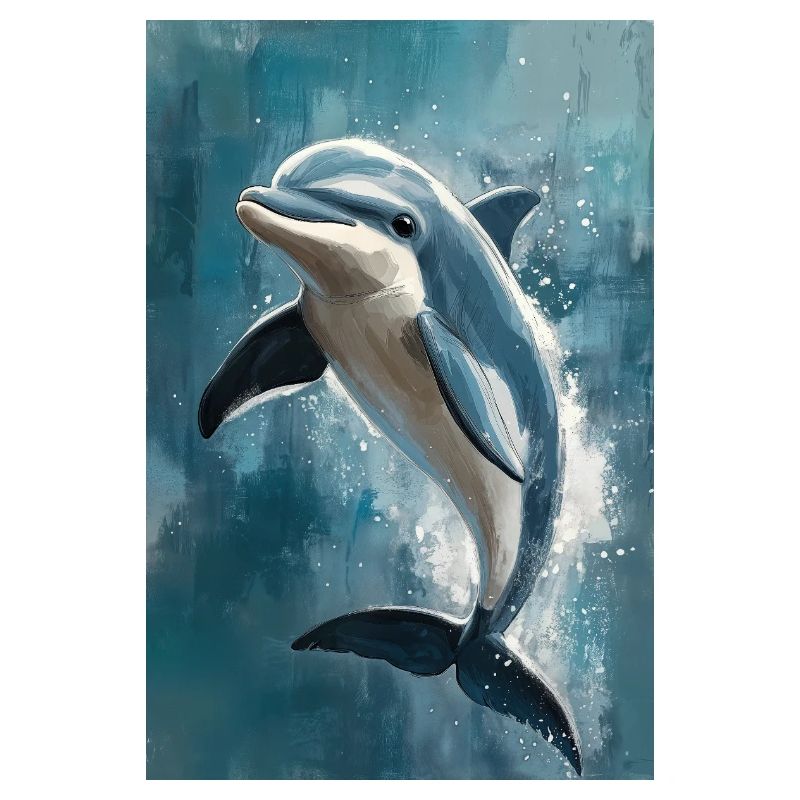Illustration eines Delfins