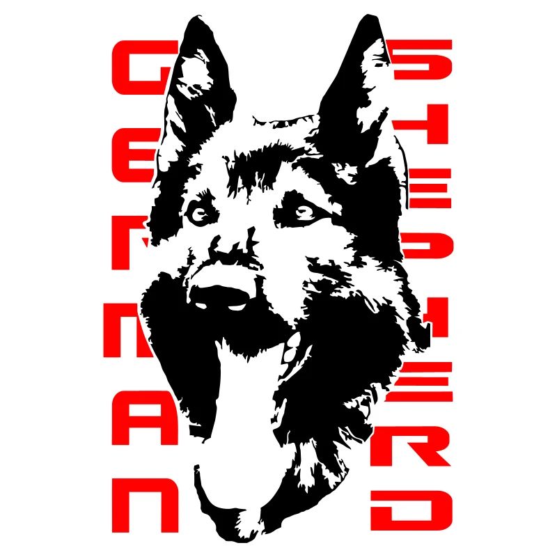 Wunderschöner Schäferhund Kopf