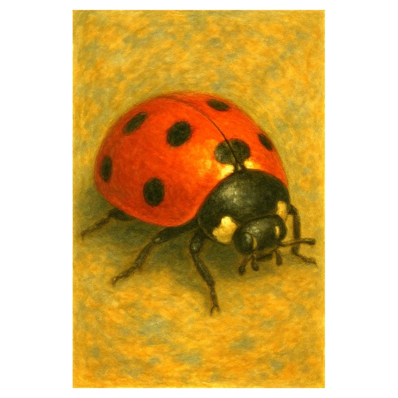 Red Ladybug Kunstdruck