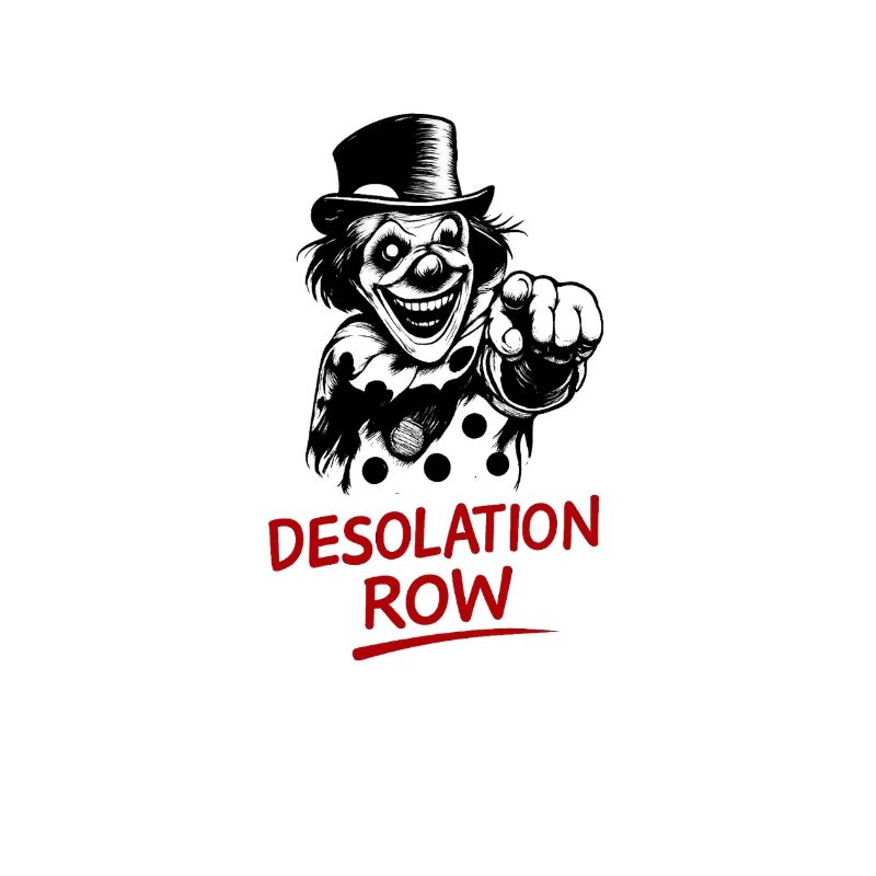 Desolate Clown Noir Artwork