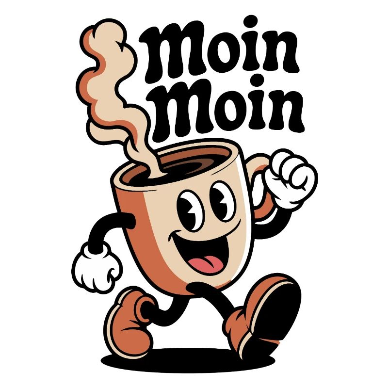 Tasse de dessins animés Coffee Joy