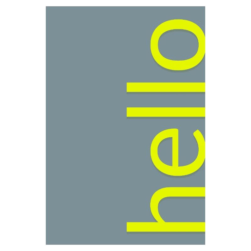 Bonjour – Conception moderne de typographie minimaliste