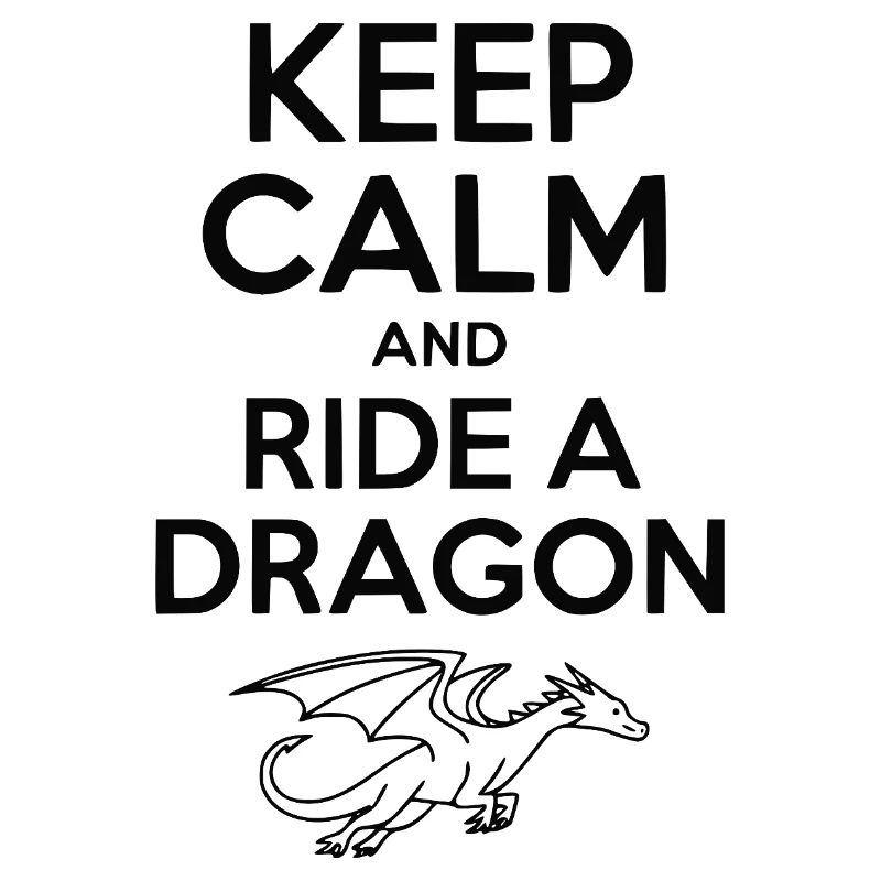 Keep Calm and Ride a Dragon