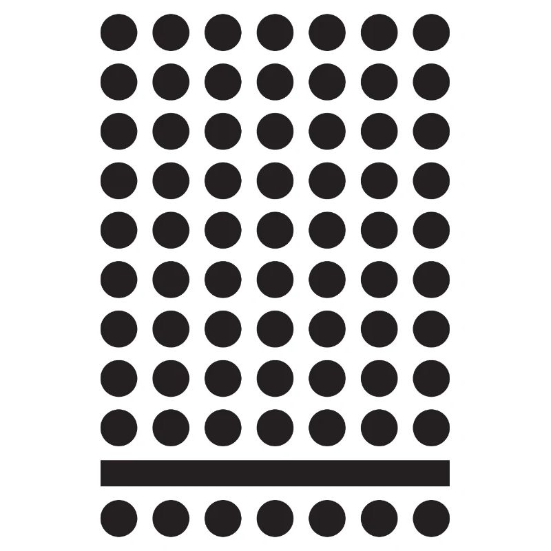 Monochrome Dot Grid Pattern