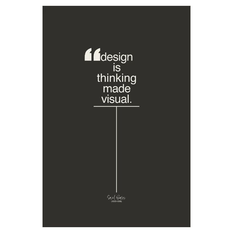 Affiche visuelle Design is Thinking Made Visual