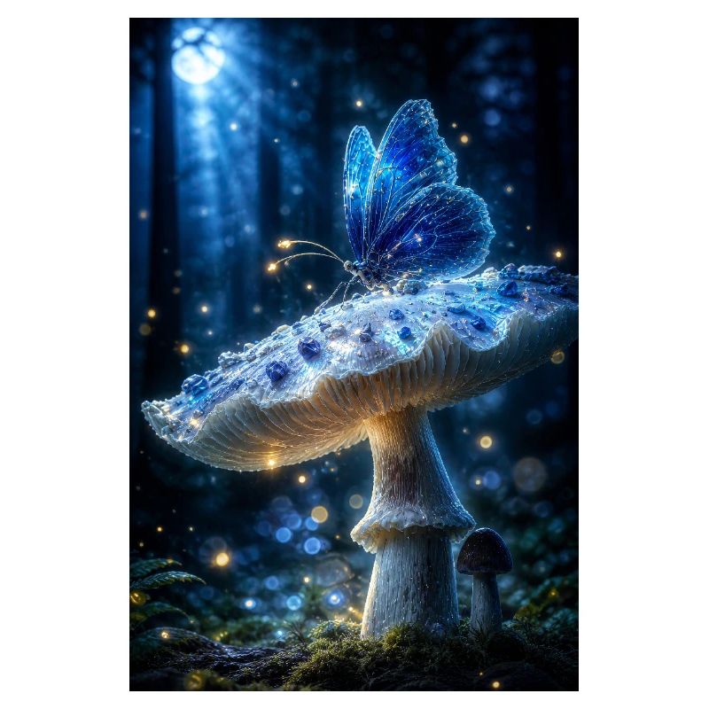 Papillon de la Forêt Bioluminescent