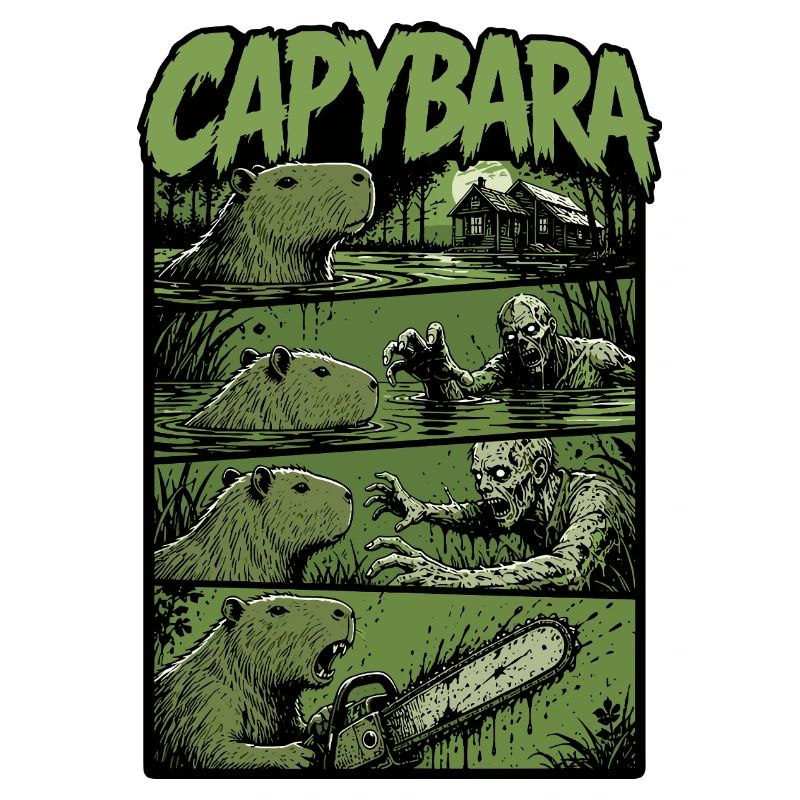 Capybara du Marais Zombie