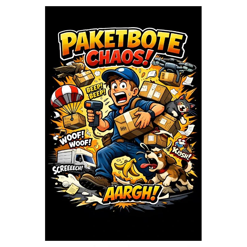 Paketbote Chaos Action