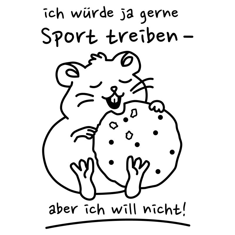 Hamster mit Keks