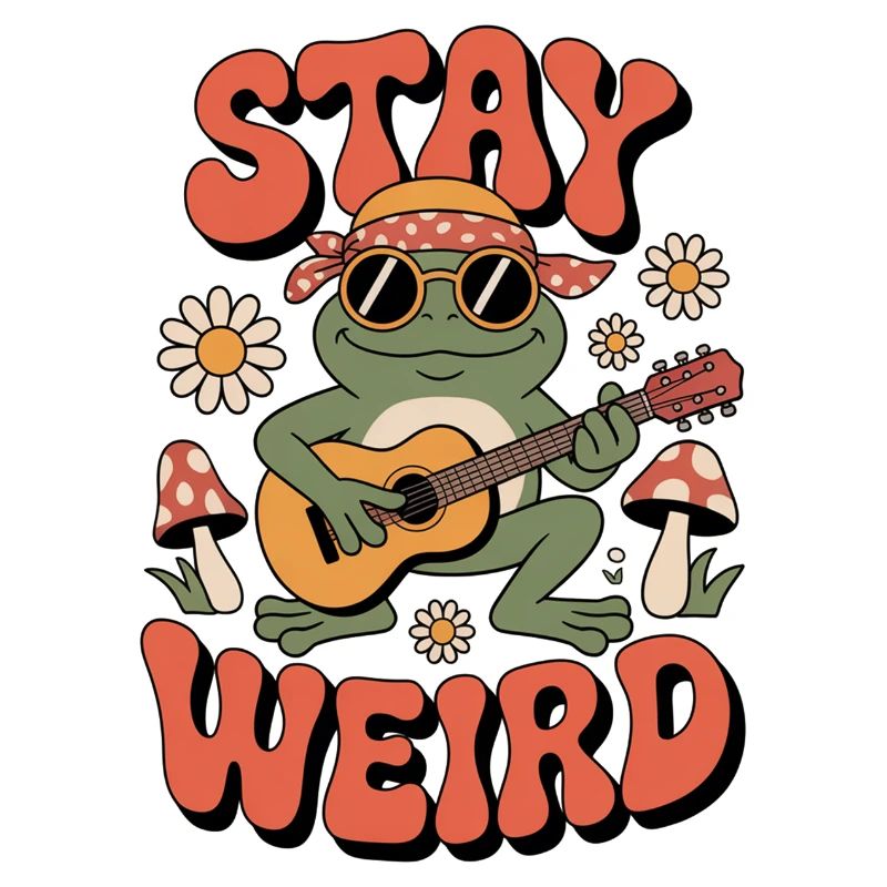 Hippie blijft raar