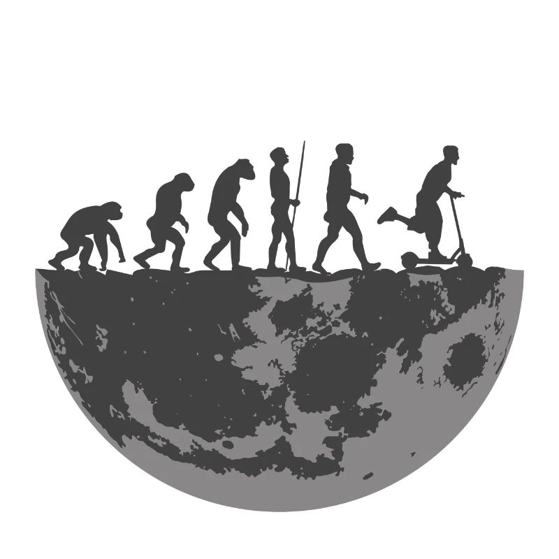 Tretroller E-Roller Elektroroller Evolution Mond