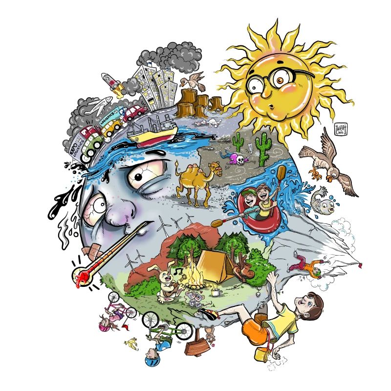 Think Global - Grimpez local - Pas de texte