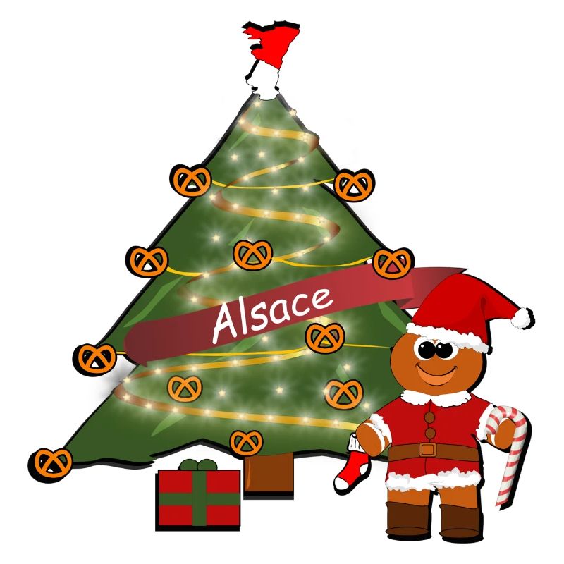 T-shirt Accessory: Alsace Christmas Tree