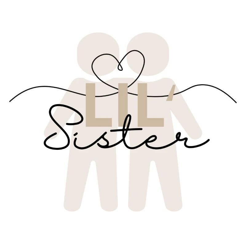 Kleine Schwester - Geschwister Design