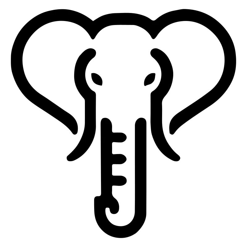 Elephant Illustration Gift Idea