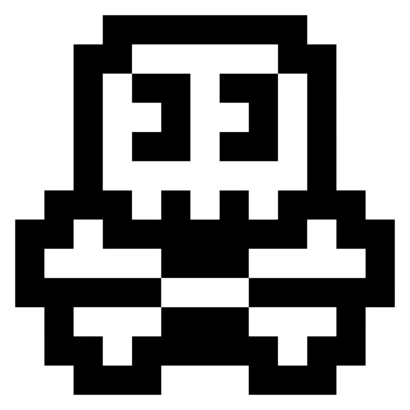 Crâne mignon 8bit