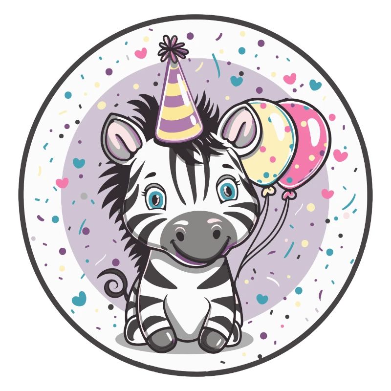 Zèbre Anniversaire Bébé