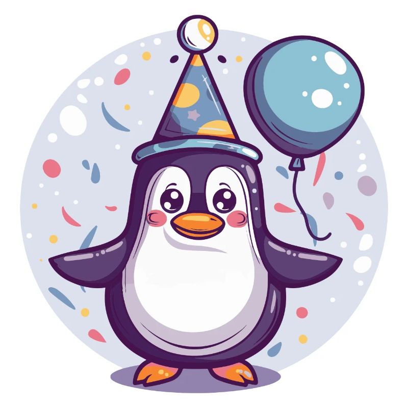 Pingouin Anniversaire Bébé