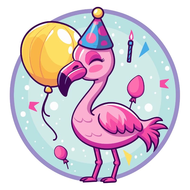 Flamingo Anniversaire Bébé